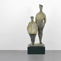 Monumental Chaim Gross Figural Bronze Sculpture, 68' - Sold for $68,750 on 02-06-2021 (Lot 394).jpg